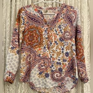 $5🔥Soyaconcept long sleeved paisley tunic